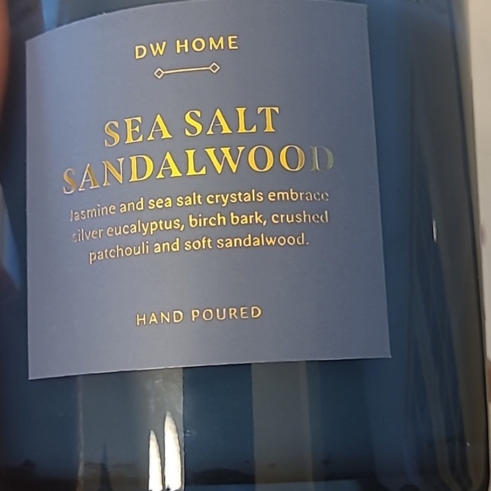 DW Home Sea Salt Sandalwood Blue Candle - 8.8oz